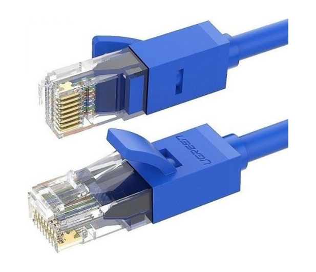 UGREEN Kabel sieciowy 	NW102 Ethernet RJ45 Cat.6 UTP 3m niebieski - 1489092 - zdjęcie